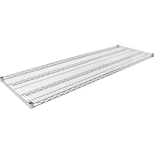 Tablette en treillis pour &eacute;tag&egrave;re robuste en treillis chromat&eacute;, 72" la x 18" p, Capacit&eacute; de 600 lb Auto Electric Service Ltd.