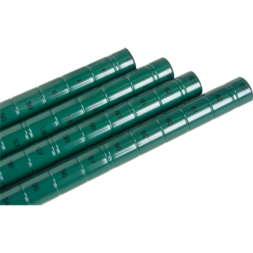 Heavy-Duty Green Epoxy Finish Wire Shelving Post Auto Electric Service Ltd.