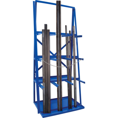 R&acirc;telier de rangement pour barre, Vertical, 3 Niveaux, 36" la x 24" p x 84" h, 3000 lb Cap. Auto Electric Service Ltd.