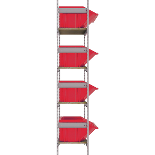 &eacute;tag&egrave;res larges avec bacs g&eacute;ants en plastique, Acier, Sans boulons, Capacit&eacute; 800 lb, 66" la x 72" h x 18" p Auto Electric Service Ltd.