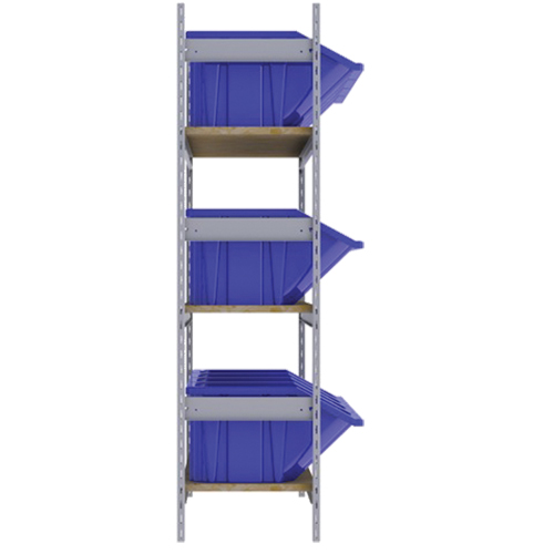 &eacute;tag&egrave;res larges avec bacs g&eacute;ants en plastique, Acier, Sans boulons, Capacit&eacute; 800 lb, 66" la x 60" h x 18" p Auto Electric Service Ltd.