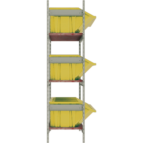 &eacute;tag&egrave;res larges avec bacs g&eacute;ants en plastique, Acier, Sans boulons, Capacit&eacute; 800 lb, 66" la x 60" h x 18" p Auto Electric Service Ltd.