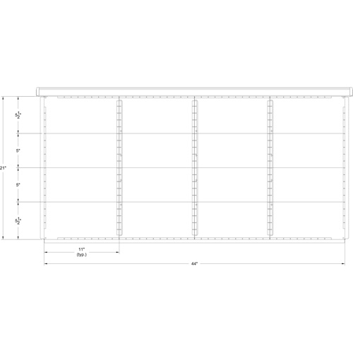 Cabinet d'entreposage &agrave; tiroirs int&eacute;gr&eacute; Interlok Auto Electric Service Ltd.