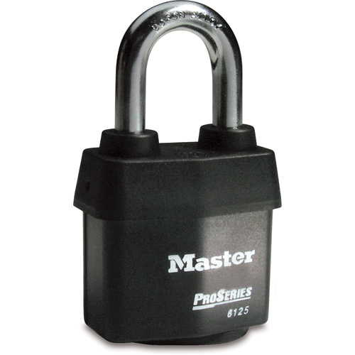 ProSeries&reg; Weather Tough&reg; Padlock, Black, Keyed Different, Laminated Steel, 2-3/8" Width Auto Electric Service Ltd.