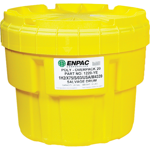 Poly-Overpack&reg; 20 Salvage Drum, 20 US gal., Stationary Auto Electric Service Ltd.