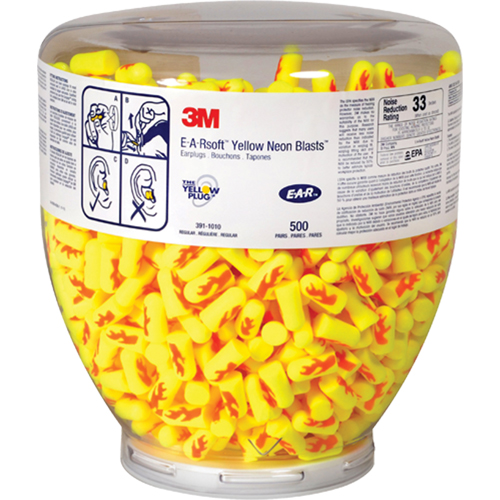 Bouchons d'oreilles E-A-RSoft Yellow Neon, Vrac - Contenant Auto Electric Service Ltd.