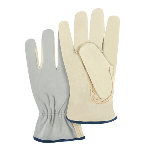 Gants de conducteur &agrave; dos fendu, T-Grand, Paume en Cuir fleur de vache Auto Electric Service Ltd.