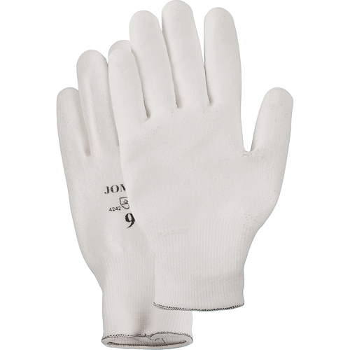 White Knit Palm Coated Gloves, Size Small/7, Polyurethane Coated, HPPE Shell, EN 388 Level 2 Auto Electric Service Ltd.