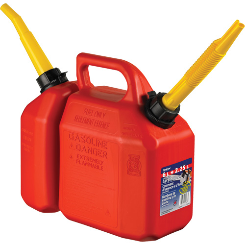 Combo Jerry Can Gasoline/Oil, 2.17 US Gal/8.25 L, Red, CSA Compliant/ULC Auto Electric Service Ltd.