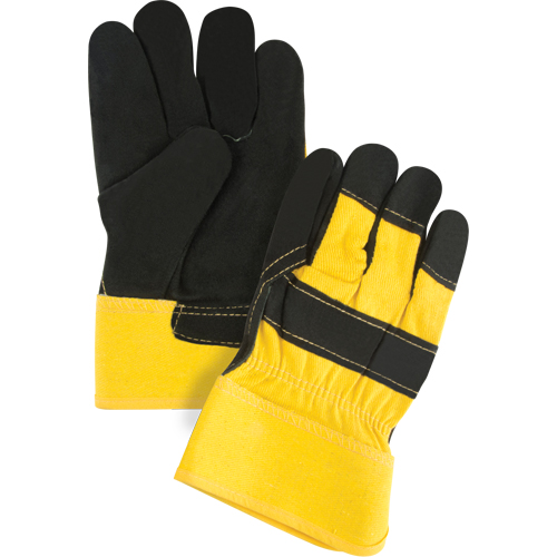 Gants d'ajusteur doubl&eacute;s pour l'hiver &agrave; chaleur sup&eacute;rieure, Grand, Paume en Cuir de vache refendu, Doublure en Thinsulate Auto Electric Service Ltd.