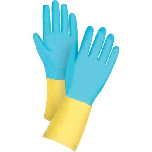 Dipped Chemical-Resistant Gloves, Size 8, 12" L, Neoprene, Flock-Lined Inner Lining, 20-mil Auto Electric Service Ltd.