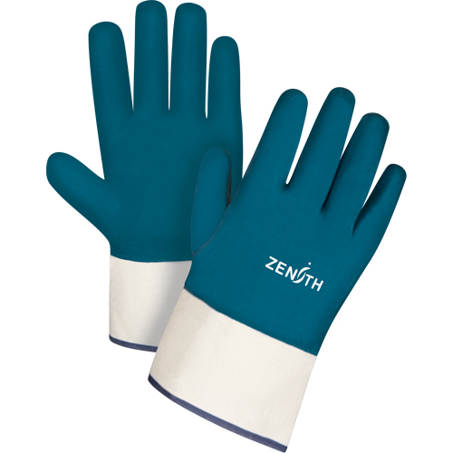 Heavyweight Safety Cuff Gloves, 11/2X-Large, Nitrile Coating, Cotton Shell Auto Electric Service Ltd.