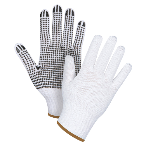 Gants tricot&eacute;s &agrave; pois, Poly/coton, Un c&ocirc;t&eacute;, Calibre 7, Grand Auto Electric Service Ltd.