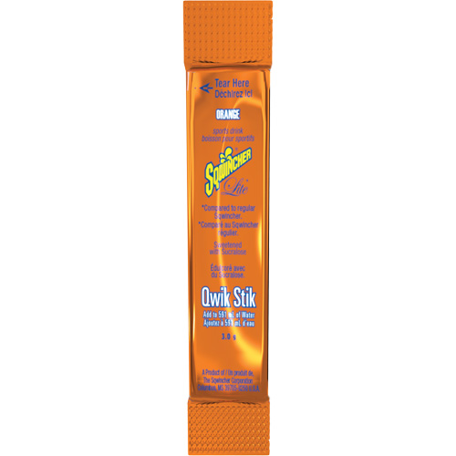 Sqwincher&reg; ZERO&reg; Qwik Stik Rehydration Drink, Powder, Orange Auto Electric Service Ltd.