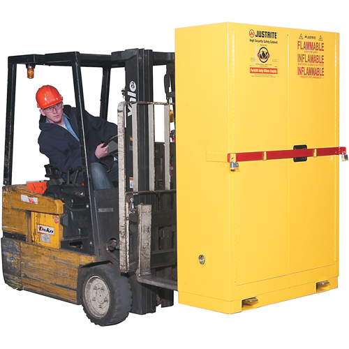 Armoire de rangement haute s&eacute;curit&eacute; avec barre en acier pour produits inflammables, 45 gal., 2 tablettes Auto Electric Service Ltd.
