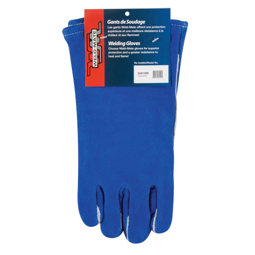 Gants de soudage &agrave; pouce & paume doubles, Cuir de vache refendu, Taille Grand Auto Electric Service Ltd.
