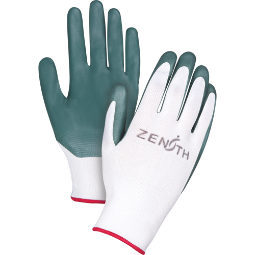 Gants enduits confortables de premi&egrave;re qualit&eacute;, 7/Petit, R&ecirc;vetement Nitrile, Calibre 13, Enveloppe en Polyester Auto Electric Service Ltd.
