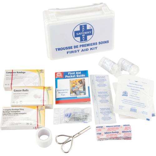 Trousse de premiers soins, Dispositif m&eacute;dical Classe 1, Boîte en plastique Auto Electric Service Ltd.