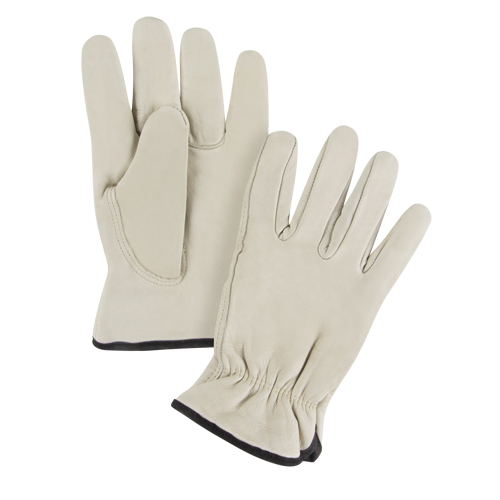 Winter-Lined Driver's Gloves, Large, Grain Cowhide Palm, Fleece Inner Lining Auto Electric Service Ltd.