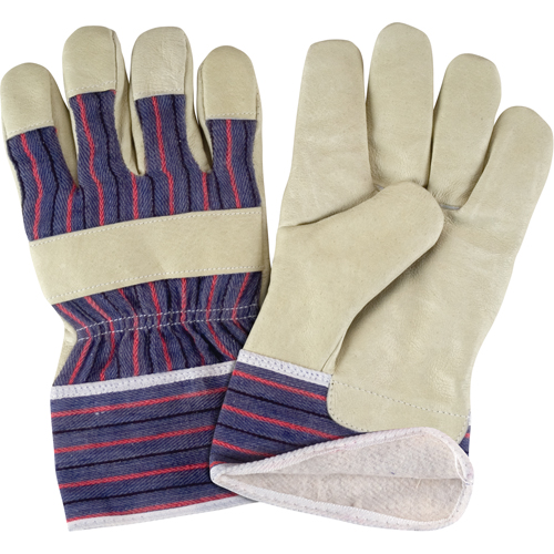 Comfort Winter-Lined Work Gloves, Large, Grain Pigskin Palm, Cotton Fleece Inner Lining Auto Electric Service Ltd.