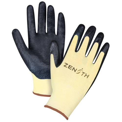 Gants r&eacute;sistants &agrave; la coupe avec prise sup&eacute;rieure, Taille Grand/9, Calibre 13, Rev&ecirc;tement Mousse de nitrile, Enveloppe en Aramide, ANSI/ISEA 105 niveau 3/EN 388 niveau 5 Auto Electric Service Ltd.