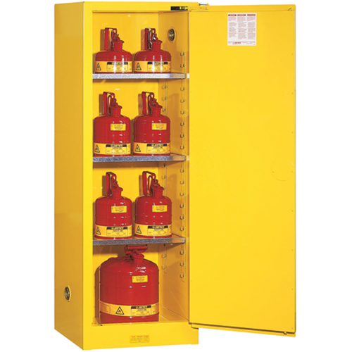 Armoire de s&eacute;curit&eacute; pour produits inflammables EX Slimline Sure-Grip , 22 gal., 1 Porte(s), 23,25" La x 65" h x 18" p Auto Electric Service Ltd.