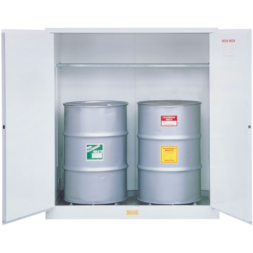 Armoires de s&eacute;curit&eacute; pour d&eacute;chets dangereux, Capacit&eacute; de 55 gal. US, Blanc Auto Electric Service Ltd.