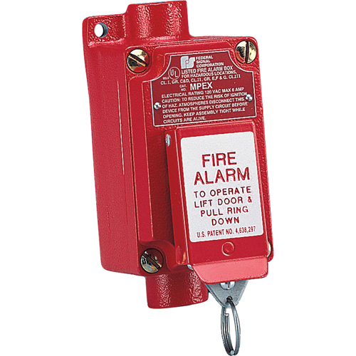 AVERTISSEUR D'INCENDIE ANTID&eacute;FLAGRANT (MPEX)-OP&eacute;RATION EN DEUX &eacute;TAPES QUI EMP&ecirc;CHE L'ACTIVATION ACCIDENTELLE Auto Electric Service Ltd.