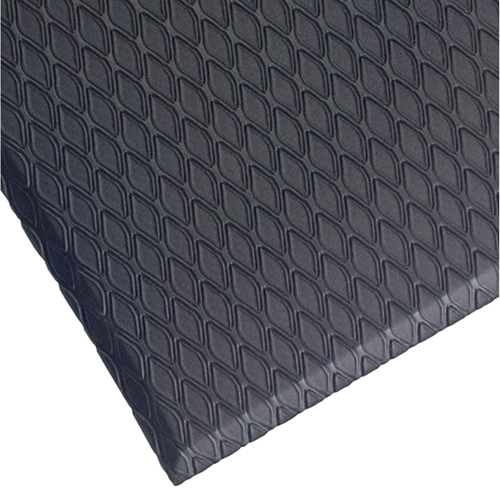 Tapis Cushion Select, Losange, 3-3/4' x 5-3/4' x 5/8", Charbon, Nitrile/PVC Auto Electric Service Ltd.