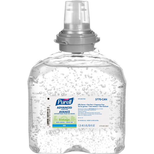 TFX Advanced Hand Sanitizer, 1200 ml, Cartridge Refill, 70% Alcohol Auto Electric Service Ltd.
