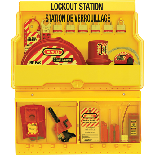 Deluxe Lockout Stations, Aluminum Padlocks, 32 Padlock Capacity, Padlocks Included Auto Electric Service Ltd.
