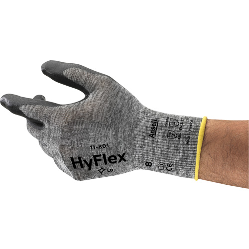 Hyflex&reg; 11-801 Gloves, 7/Small, Foam Nitrile Coating, 15 Gauge, Nylon Shell Auto Electric Service Ltd.