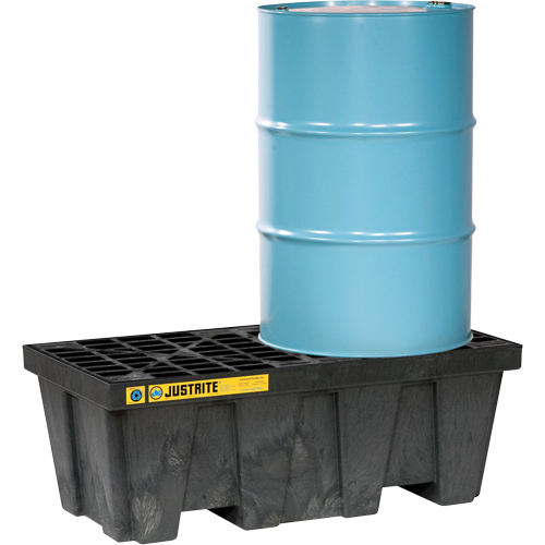 Palettes pour contr&ocirc;le des d&eacute;versements EcoPolyBlend avec drain, Capacit&eacute; de d&eacute;versement 66 gal. US, 49" x 25" x 18" Auto Electric Service Ltd.