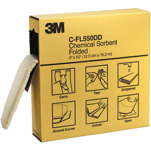 Folded Sorbents, Hazmat, 600" x 5", 10.5 gal. Absorbancy Auto Electric Service Ltd.