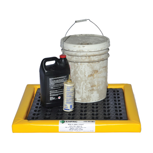 Poly-Spillpad Pads, 31-1/2" L x 54" W x 2-1/4" H, 7.5 US gal Spill Capacity Auto Electric Service Ltd.