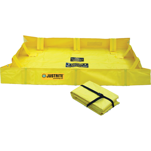 Berme de confinement Lite QuickBerm , Capacit&eacute; 79 gal., 4' la x 4' lo x 8" h, Support &agrave; encliqueter Auto Electric Service Ltd.