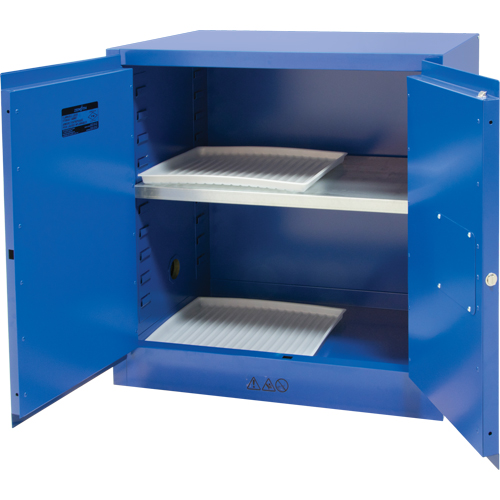 Armoire pour liquides corrosifs, 22 gal., 35" x 35" x 22" Auto Electric Service Ltd.