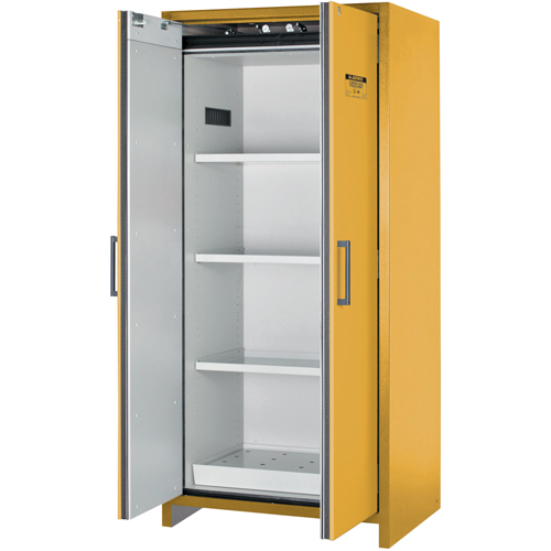 Armoire d'entreposage 90 minutes s&eacute;curitaire et conforme &agrave; la norme EN, 30 gal., 2 Porte(s), 35,16" La x 76,89" h x 24,21" p Auto Electric Service Ltd.