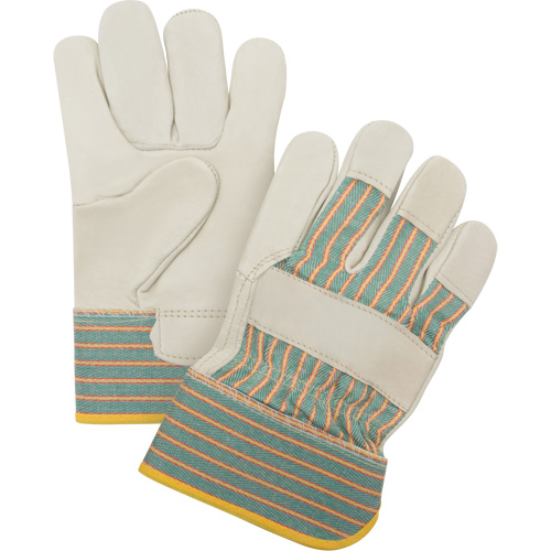 Abrasion-Resistant Fitter's Gloves, Medium, Grain Cowhide Palm Auto Electric Service Ltd.