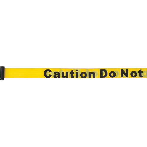 Cartouches de ruban pour assembler vos propre barri&egrave;res de contr&ocirc;le des foules, Caution Do Not Enter, 7', Ruban Jaune Auto Electric Service Ltd.
