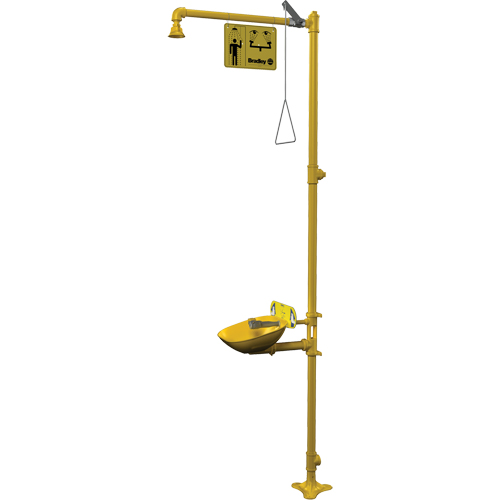 Halo Combination Emergency Shower & Eyewash Station Auto Electric Service Ltd.