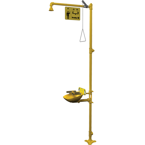 Halo Combination Emergency Shower & Eyewash Station Auto Electric Service Ltd.
