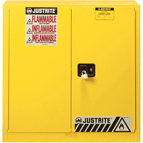 Armoire de s&eacute;curit&eacute; pour produits inflammables Ex Sure-Grip, 30 gal., 2 Porte(s), 36" La x 35" h x 24" p Auto Electric Service Ltd.