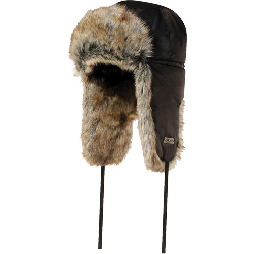 Quilted Synthetic Fur-Lined Hat, Nylon/Fur Lining, X-Large, Black Auto Electric Service Ltd.