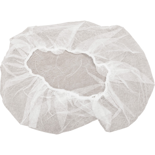 Non-Woven Bouffant Caps, Polypropylene, 18", White Auto Electric Service Ltd.