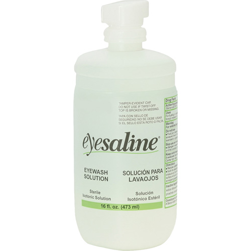 Bouteilles de solution saline pour douche oculaire, Bouteille Plein, 16 oz Auto Electric Service Ltd.