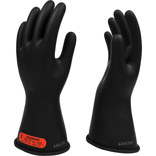 Gants isolants en caoutchouc Salisbury, ASTM classe 0, Taille 7, 11" lo Auto Electric Service Ltd.