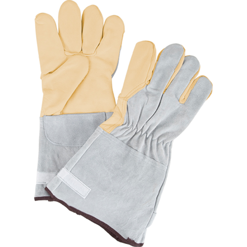 Standard-Duty Snug Wrist Work Gloves, Large, Grain Cowhide Palm Auto Electric Service Ltd.