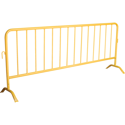 Portable Barrier, Interlocking, 102" L x 40" H, Yellow Auto Electric Service Ltd.