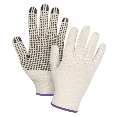 Lightweight Dotted String Knit Gloves, Poly/Cotton, Single Sided, 7 Gauge, X-Small Auto Electric Service Ltd.